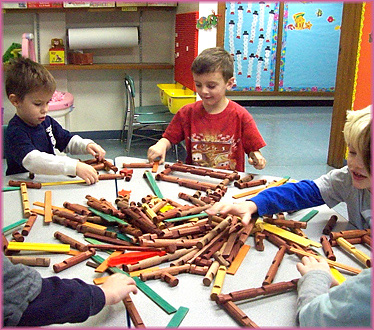 kids playing together
